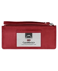 Mancini Casablanca Collection Rfid Secure Ladies Wristlet