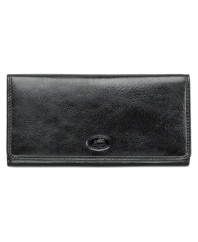 Mancini Equestrian-2 Collection Rfid Secure Trifold Wallet