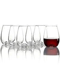 Lenox Tuscany Stemless Wine Glasses 6 Piece Value Set