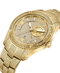 Jbw Men's Jet Setter Gmt 18K Gold-Plated Stainless Steel Bracelet Watch 46mm