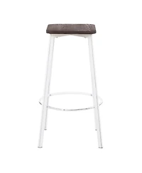 Clara Square Bar Stool, Set of 2