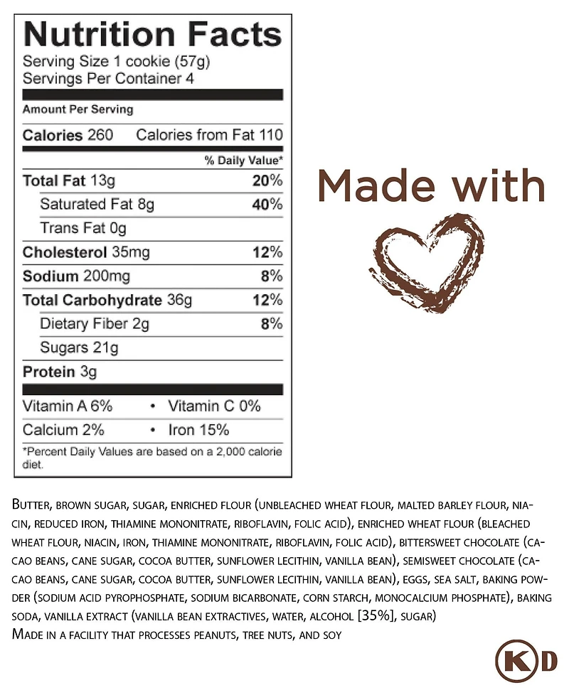 Salt of the Earth Bakery The Cookie Chocolate Chip, 12 Piece
