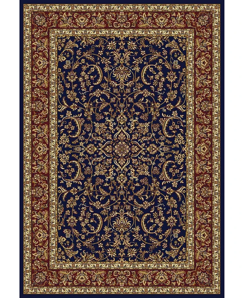 Closeout! Km Home //Navy Navelli Blue 7'9" x 9'6" Area Rug