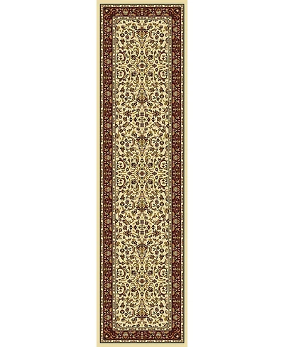 Closeout! Km Home 1318/1513/Ivory Navelli Ivory/ Cream 2'2" x 8' Runner Rug