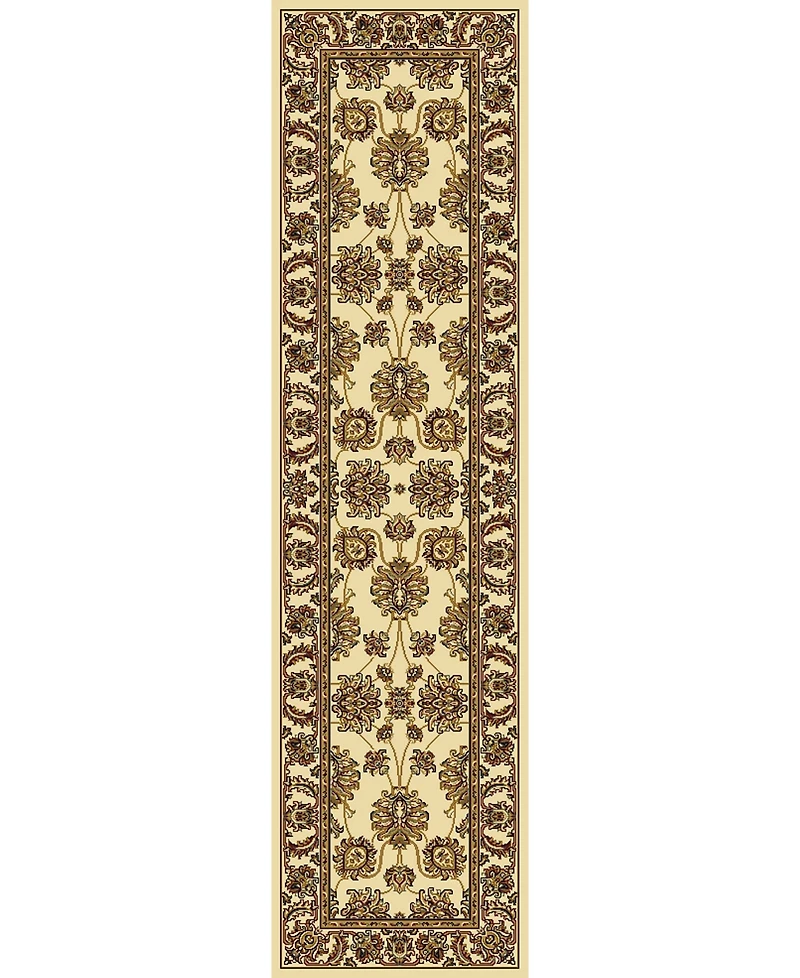 Closeout! Km Home 1330/1214/Ivory Navelli Ivory 2'2" x 8' Runner Rug