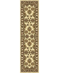 Closeout! Km Home 1330/1214/Ivory Navelli Ivory 2'2" x 8' Runner Rug