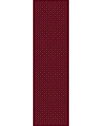Closeout! Km Home 782/1714/Red Pesaro Red 2'2" x 7'7" Runner Rug