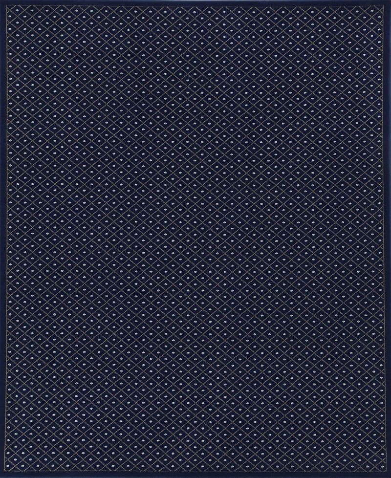 Closeout! Km Home 782/1311/Navy Pesaro Blue 5'5" x 7'7" Area Rug