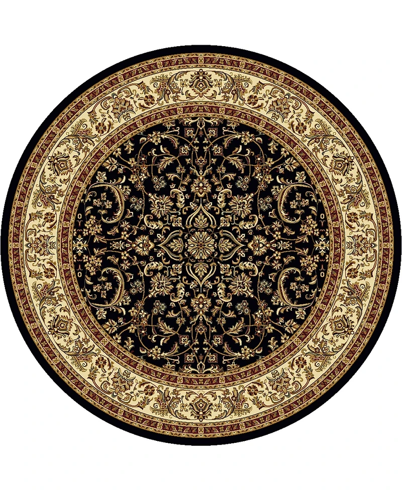 Closeout! Km Home 1318// Navelli 5'3" x 5'3" Round Area Rug