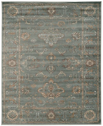 Closeout! Km Home 3562/0051/Green Cantu Green 5'3" x 7'3" Area Rug