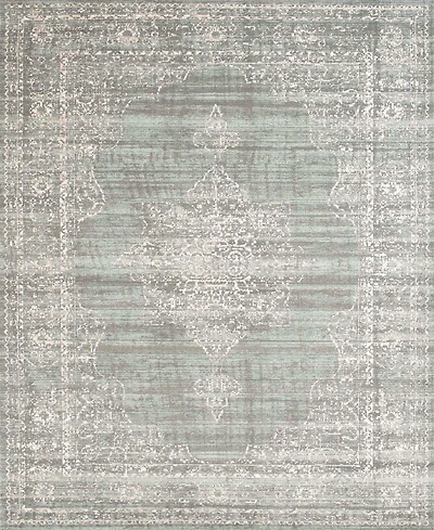Closeout! Km Home 3563/0051/Green Cantu Green 5'3" x 7'3" Area Rug