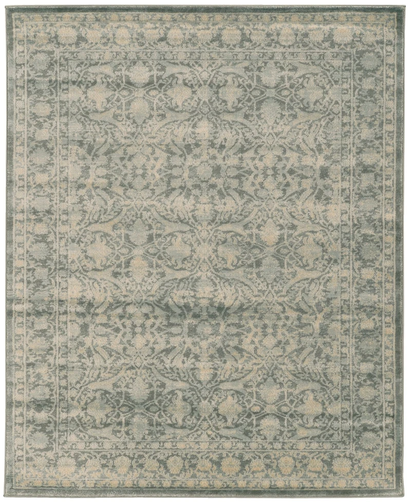 Closeout! Km Home 3564/0050/Green Cantu Green 3'3" x 4'11" Area Rug