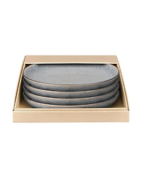 Denby Studio Grey 4 Piece Coupe Dinner Plate Set