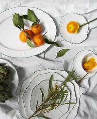 Twig New York Amelie Forest Green Rim 8.5" Salad Plate
