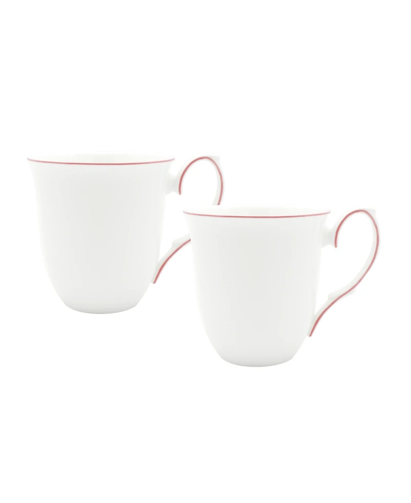 Twig New York Amelie Roseate Rim Mugs - Set of 2