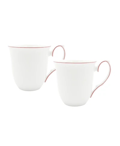 Twig New York Amelie Roseate Rim Mugs - Set of 2