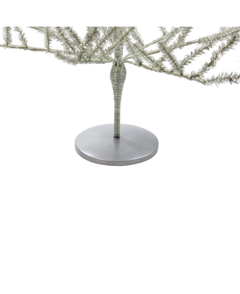 Northlight 3' Silver Tinsel Twig Artificial Christmas Tree - Unlit
