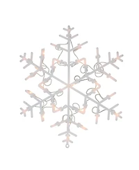 Northlight 13.5" Lighted Snowflake Christmas Window Silhouette Decoration