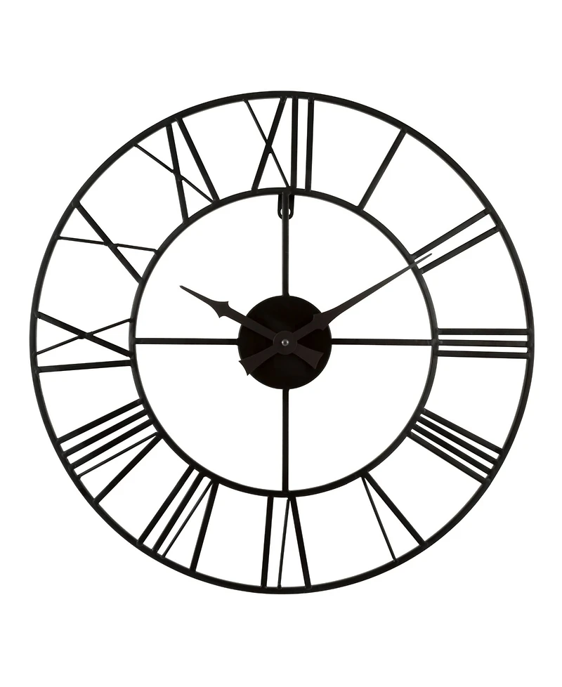 La Crosse Clock 404-3451 20" Metal Tower Wall Clock
