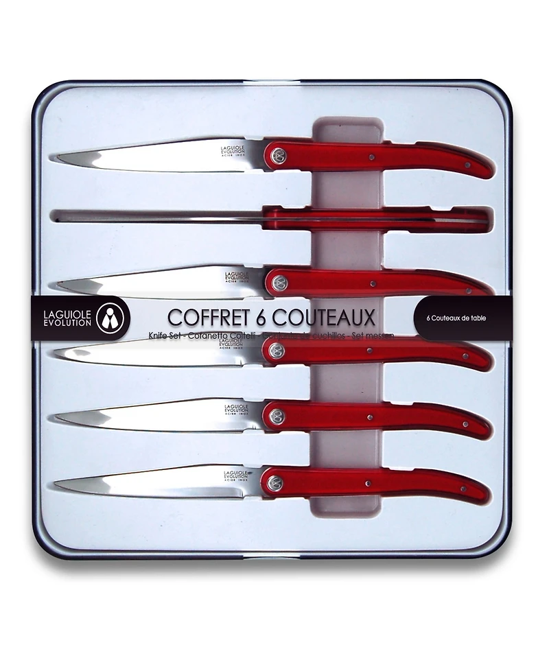 Laguiole Sens 6 Piece Steak Knife Set