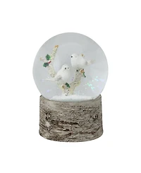 Northlight 5.5" Musical White Doves on a Branch Christmas Snow Globe