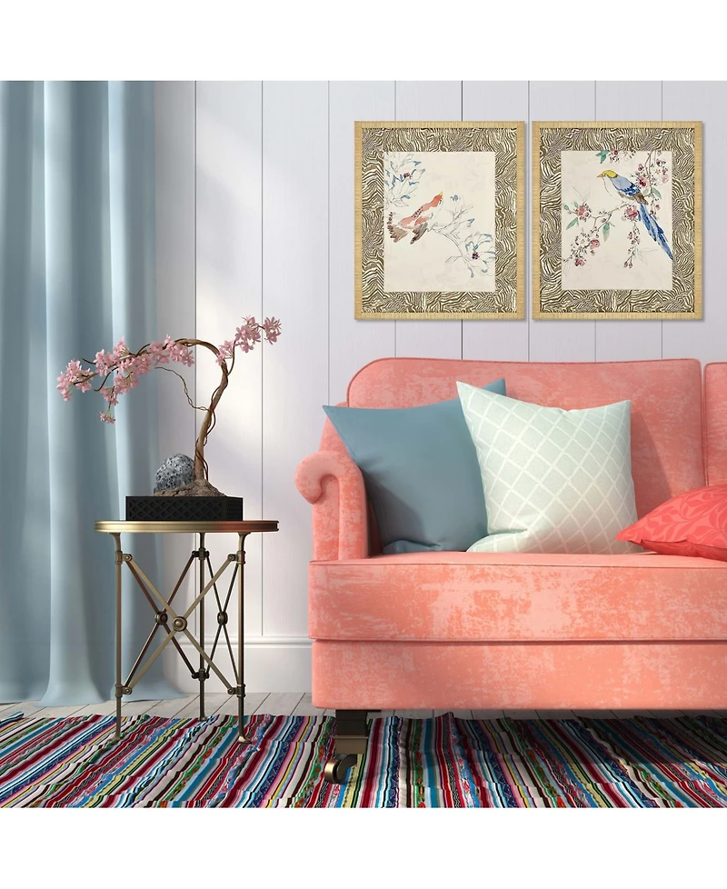 Paragon Rustic Paradise I Framed Wall Art Set of 2, 28" x 24"