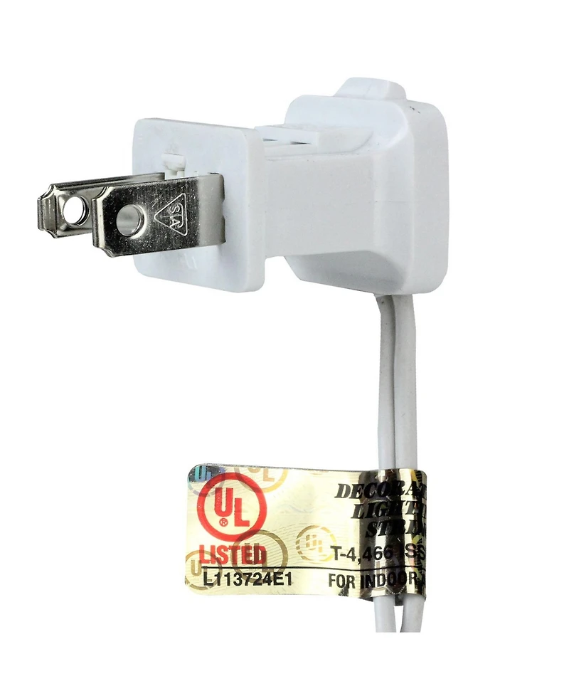 Northlight 18" Pre-Lit Snow White Artificial Christmas Tree - Multi-Color Lights