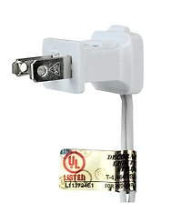 Northlight 18" Pre-Lit Snow White Artificial Christmas Tree - Multi-Color Lights