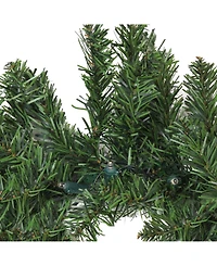 Northlight 9' Pre-Lit Led Canadian Pine Artificial Christmas Garland - Clear Lights