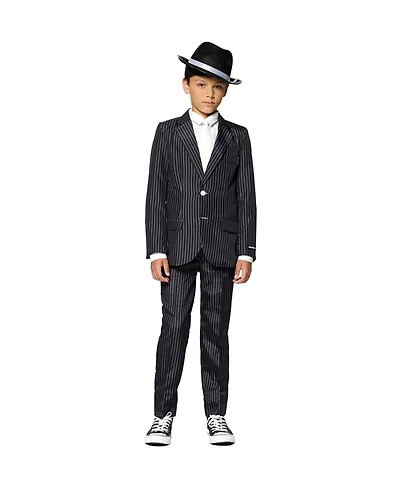 Suitmeister Big Boys Gangster Halloween Suit Including Blazer, Pants and Clip-On-Tie