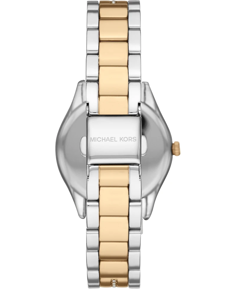 Michael Kors Women's Mini Lauryn Two-Tone Stainless Steel Bracelet Watch 33mm