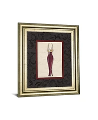 Classy Art Fashion Dress Ii by Susan Osbourne Framed Print Wall Art, 22" x 26"