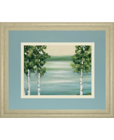 Classy Art Quiet Lake by Rita Vindeszia Framed Print Wall Art, 34" x 40"