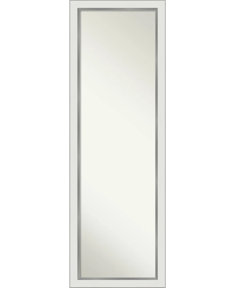 Amanti Art Eva Silver-tone on The Door Full Length Mirror, 17.12" x 51.12"