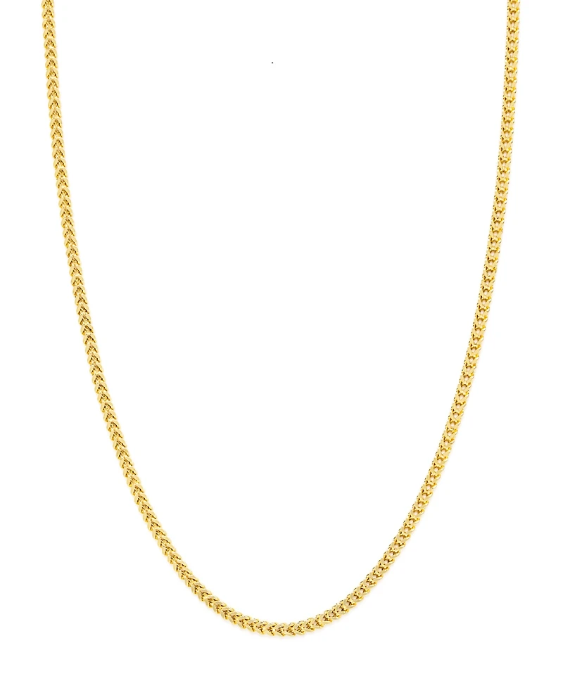 20" Franco Chain Necklace (1-7/8mm) in 14k Gold