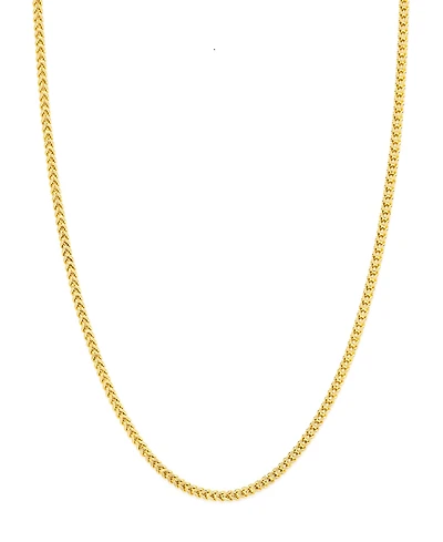 20" Franco Chain Necklace (1-7/8mm) in 14k Gold