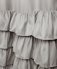 Allison Ruffle 40" x 95" Curtain Set