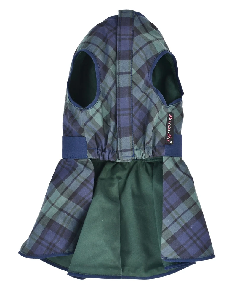 Parisian Pet Scottish Taffeta Plaid Dress