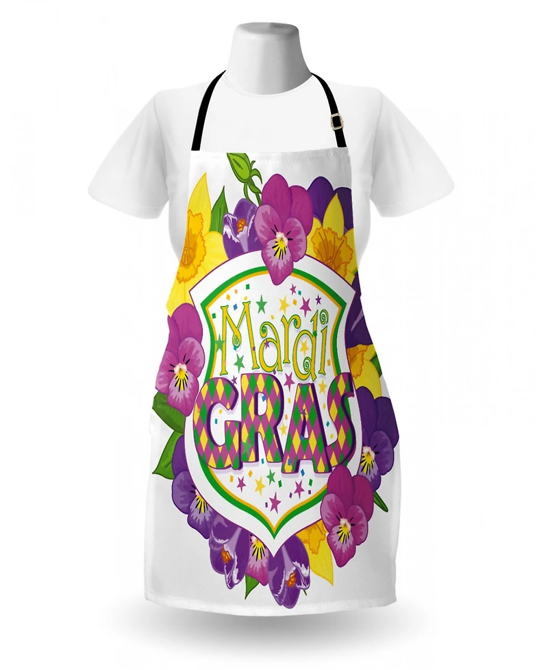 Ambesonne Mardi Gras Apron