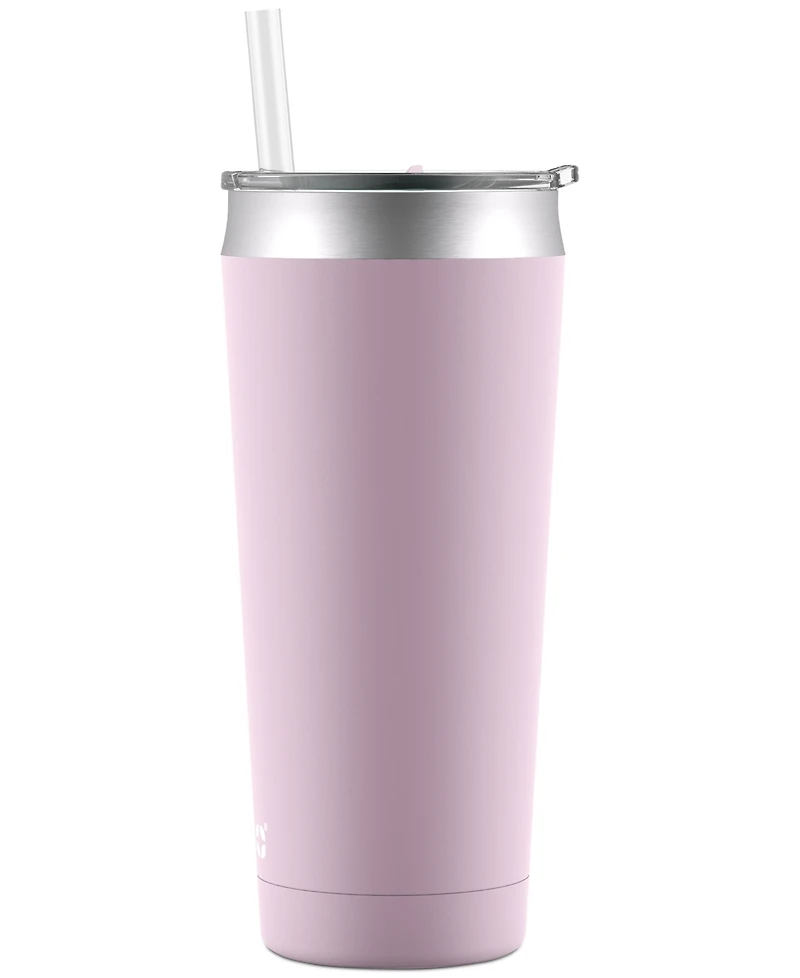Ello Beacon Stainless Steel Coffee Tumbler, Cashmere Pink