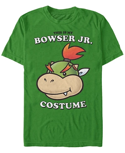 Nintendo Men's Super Mario Bowser Jr. Halloween Costume Short Sleeve T-Shirt