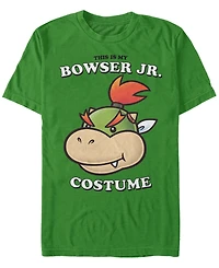 Nintendo Men's Super Mario Bowser Jr. Halloween Costume Short Sleeve T-Shirt