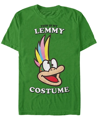 Nintendo Men's Super Mario Lemmy Halloween Costume Short Sleeve T-Shirt