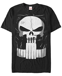 Marvel Men's Punisher Chest Logo Costume Short Sleeve T-Shirt