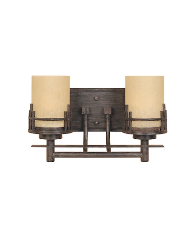 Designers Fountain Mission Ridge 2 Light Bath Bar