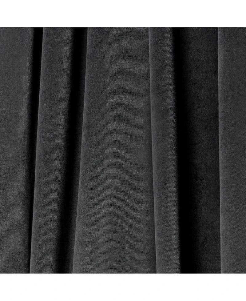 Lauren Ralph Velvety Room Darkening Back Tab Rod Pocket Curtain Panel, 52" x 63"