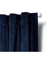 Lauren Ralph Lauren Velvety Room Darkening Back Tab Rod Pocket Curtain Panels