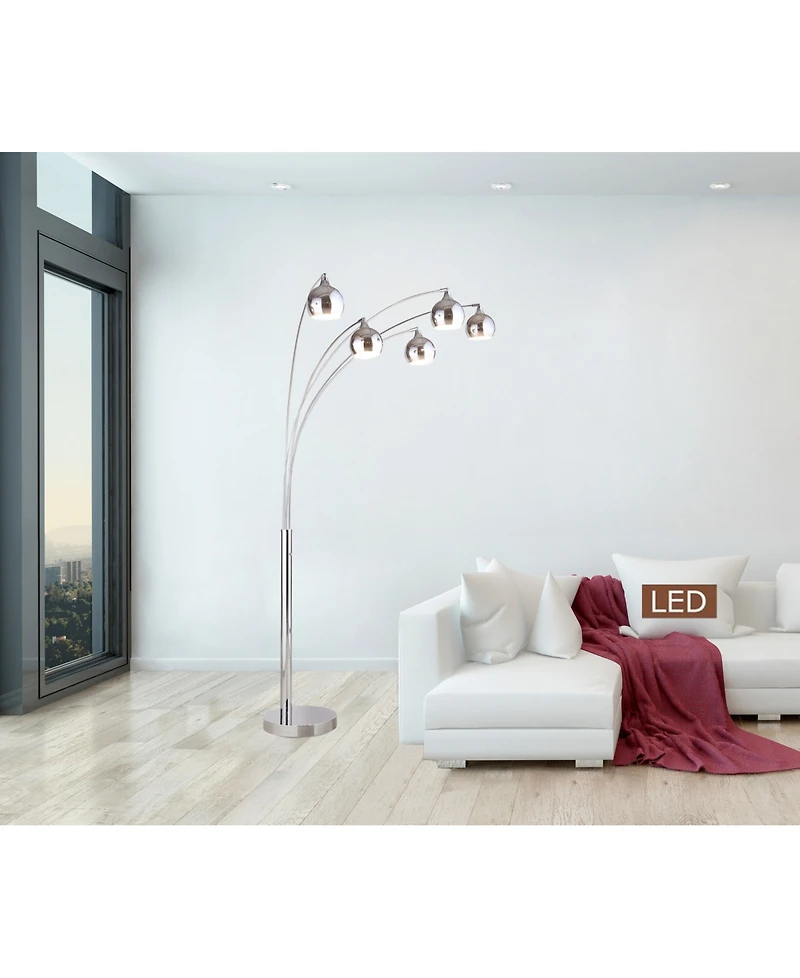 Artiva Usa Amore 86" Led Arched Floor Lamp with Dimmer