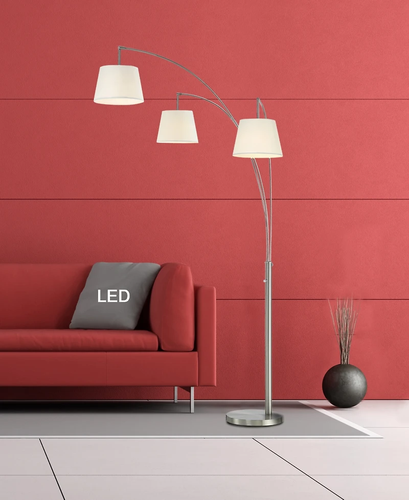 Artiva Usa Palumbo 84" Led Arched Floor Lamp with Dimmer