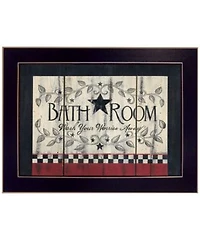 Trendy Decor 4u Bathroom By Linda Spivey Ready To Hang Framed Print Collection